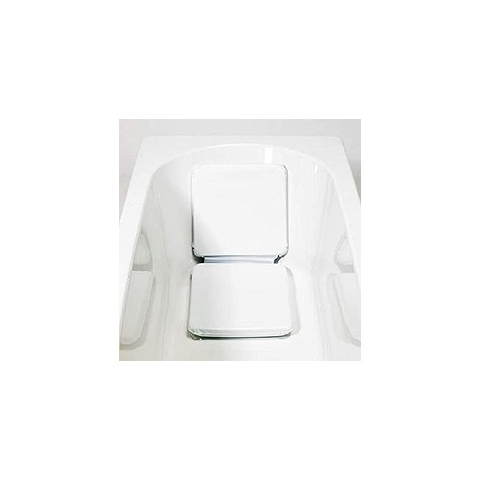 Homecraft Bath Cushion, Seat And Back Support, Non-Slip With Suction Cups, Comfort Seated Bathing, Mobility Aids, Foam Pad