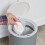 Addis Bathroom Office Bedroom Smart Sensor Waterproof Plastic Waste Bin, 8 Litre, Grey 4
