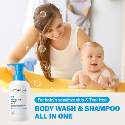 Atopalm, Top to Toe Πλύση, Moisturizing Σαμπουάν & Πλύση Σώματος, 10.1 fl oz (300 ml) 2