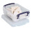 Really Useful Really Useful Boxes 0.75 Litre Rectangle Really Useful Box Clear 1