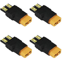 4PCS XT60 Female to TRX Traxxas Male Connector Adapter Wireless Charger Adapter for RC LiPo Battery
