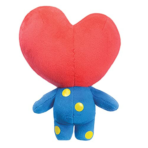 Aurora World AURORA, 61459, BT21 Επίσημο Merchandise, TATA Μαλακό Παιχνίδι, Μικρό, Μπλε και Κόκκινο 2