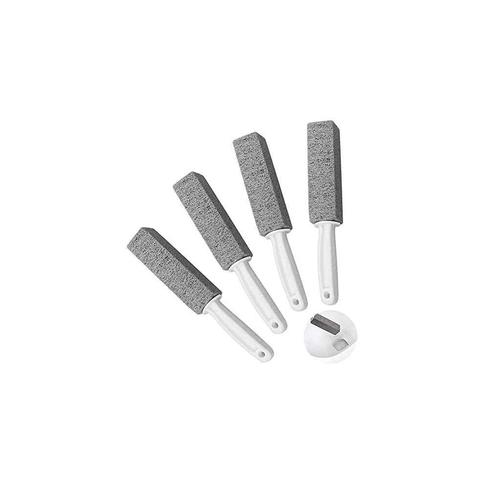 Pumice Cleaning Stone with Handle, Toilet Bowl Ring Remover Cleaner Brush Stains and Hard Water Ring Remover Rust Grill Griddle Cleaner For