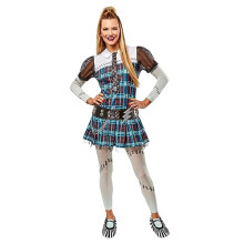 1000684M000 Frankie Stein Adult Costume Monster High Fancy Dress, Women, Multicoloured, UK 14-16