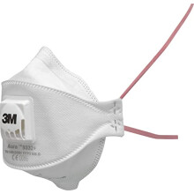 3M Aura Particulate Respirator, FFP3, Valved, 9332+, 10 Masks per Pack