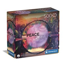 Clementoni 35119 Peace Mindful Reflection, 500 Teile, hergestellt in Italien, Puzzle fr Erwachsene, mehrfarbig, mittelgro