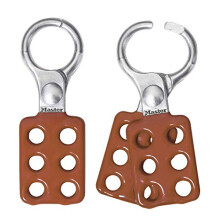 416 Aluminum Lockout Hasp, Red & Silver, 11.4 cm x 4.3 cm x .8 cm