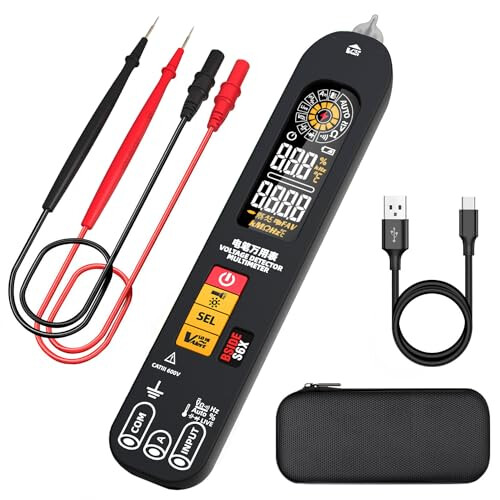 S6X Smart Digital Multimeter Rechargeable Non Contact Electrical Tester ...