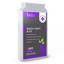 Alpha Lipoic Acid ALA 600mg Per Serving 120 Capsules - Antioxidant Supplement - Non GMO - UK Manufactured to GMP Standards