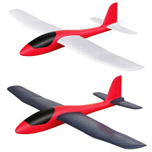 Foam Airplane Toy, 860mm Super Large Glider for Kids & RC Hobbyists (2 PACK)