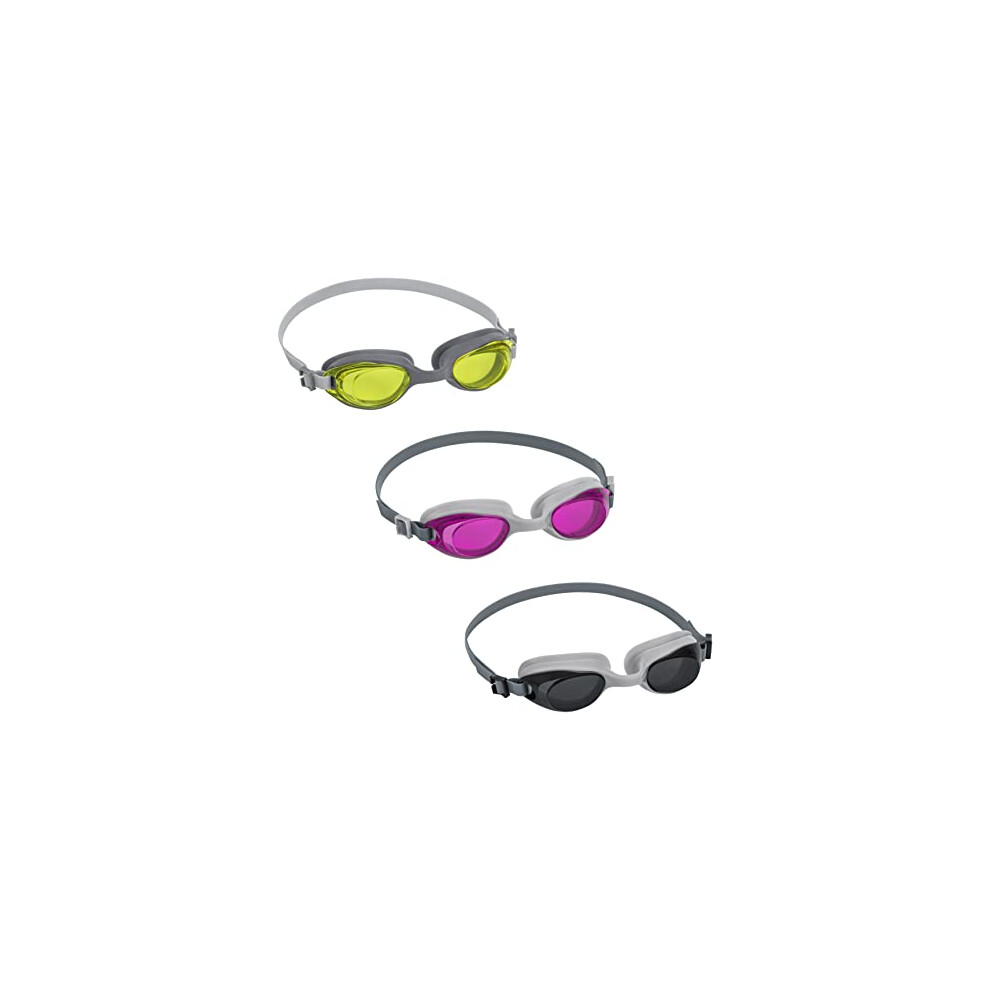 Adult Swim Goggles | UV Protection, Anti Fog Coating and Adjustable Strap, Resurge, 3 Assorted Colours