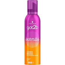 Attractant mousse (250 ml) curl mousse with hold 3 for defined curls and bounce, tames protruding hair, with anti-frizz effect