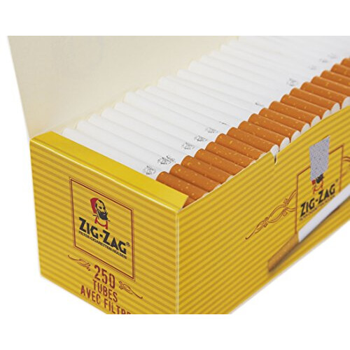 4x 250 Zig-Zag Cigarette Filter Tubes 2