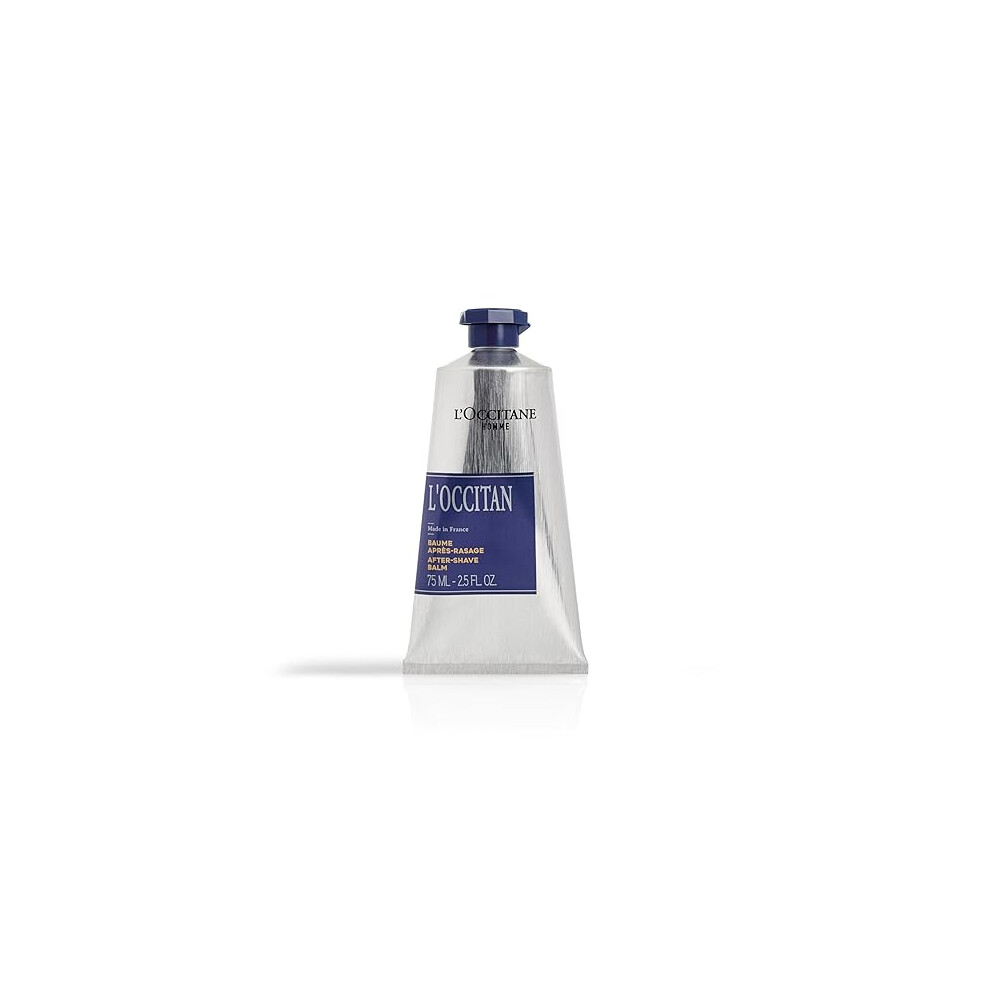 Homme L'Occitan After-Shave Balm 75ml | Spicy & Woody Scented | Vegan & 97% Readily Biodegradable | Luxury & Clean Men's Beauty Aftershave Balm for
