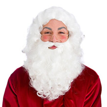 Mens Deluxe Christmas Santa Beard