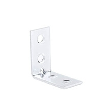(Pack of 50 pcs) 30 x 30 mm Hardware Bright zc Zinc Plated Corner Joint 90 Degree Braces Brackets Plates