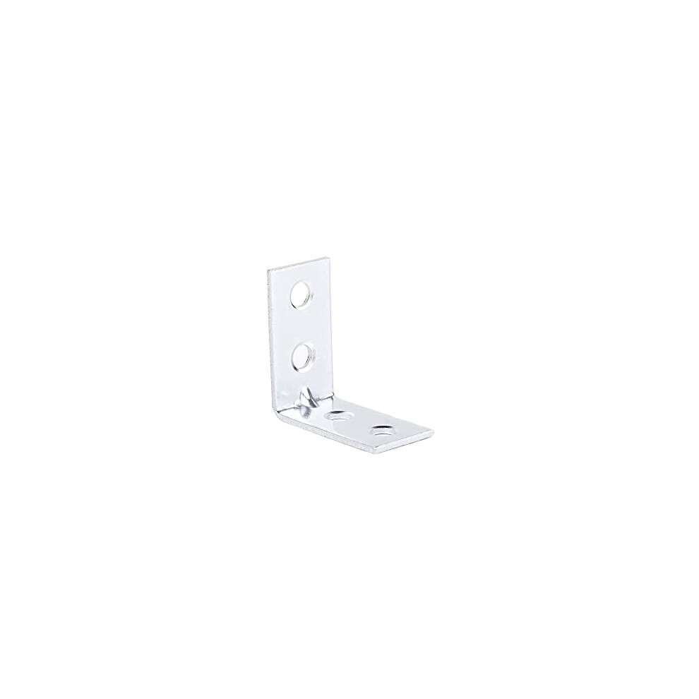(Pack Of 50 Pcs) 30 X 30 Mm Hardware Bright Zc Zinc Plated Corner Joint 90 Degree Braces Brackets Plates 6011616832002