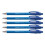 Paper Mate 1.0 mm Flexgrip Ultra Retractable Ballpoint Pen, Medium Point, Blue, Pack of 5 2