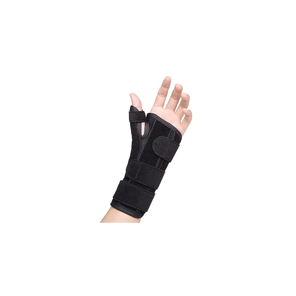 Scurnhau Wrist Thumb Spica Support Brace, Carpal Tunnel Wrist Splint, Night Sleep Wrist Thumb Stabilizer For De Quervain's Tenosynovitis, Tendonitis, Arthritis