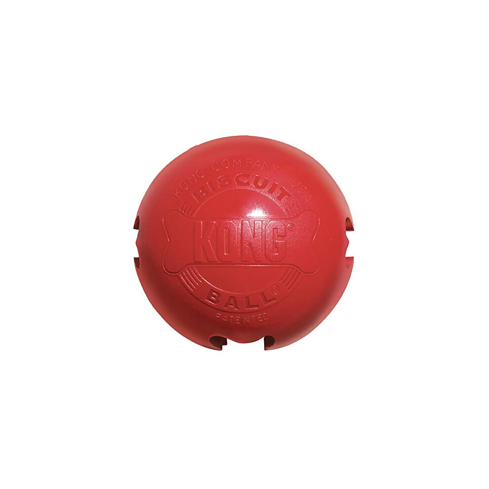 Kong - Biscuit Ball - Durable Rubber Treat Dispensing Toy - For Large Dogs