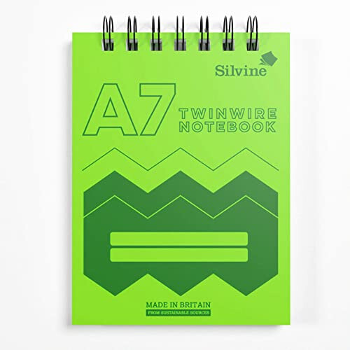 160 Page A7 Wirebound Notebooks with Durable Wipe Clean Covers [Assorted Pack of 20],POLYA7AC 2