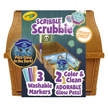 Crayola Scribble Scrubbie Pets Glow Ocean Spielset, Spielzeug für Jungen & Mädchen, Geschenke für Kinder, 3-6 Jahre