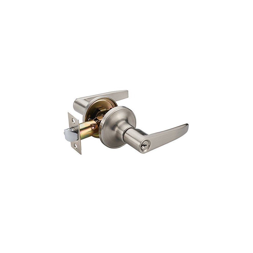 Wave Lever Keyed Entry Door Lock/Door Knob Hardware Wave Handle And Closet Lockset(802-Et) 747966539792
