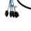 High Speed 6Gbps 4pcs/set Sata Cable Sas Cable for Server 1M (H0101) (1M) 4