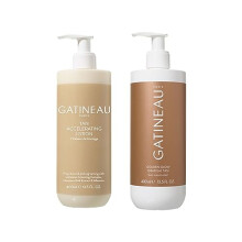 - Total Body Glow Collection Skincare Gift Set, with Tan Accelerating Lotion (400ml) & Golden Glow Gradual Tan (400ml)