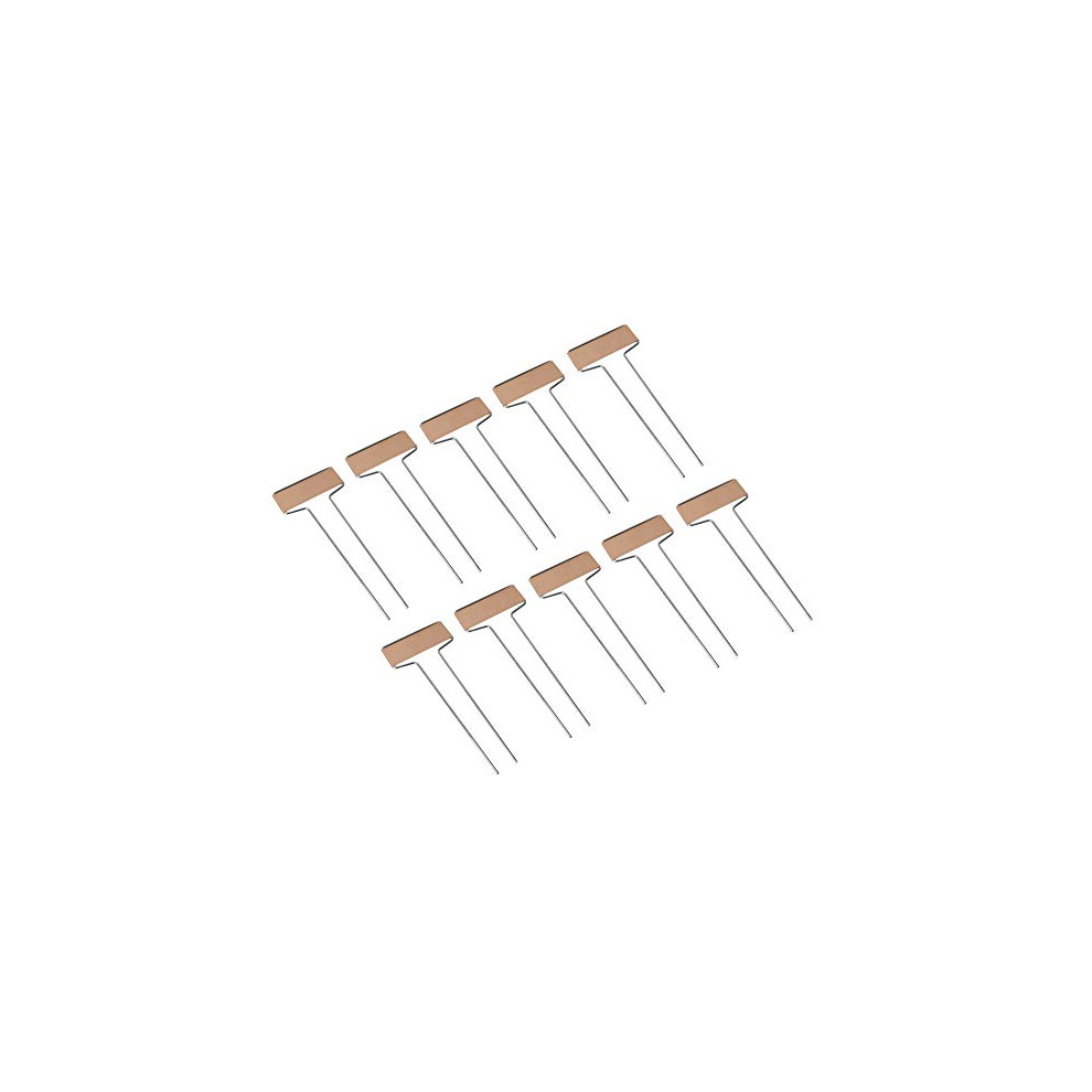 07470 Copper Plant Signs, Plant Stickers, Plug-in Labels, Labelling Signs for Beds, Herb Signs, Pack of 10, 6.5 x 15.5 cm-image-OPC-PDVBQTH-NEW