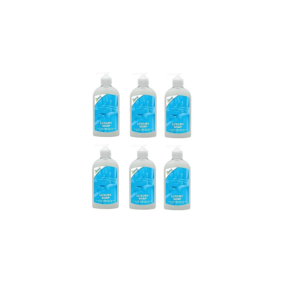 2Work Luxury Pearl Hand Soap, 300 Ml (Pack Of 6)