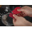 Swiss Hob Scraper with Protective Cover, Red 6