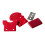 Swiss Hob Scraper with Protective Cover, Red 3