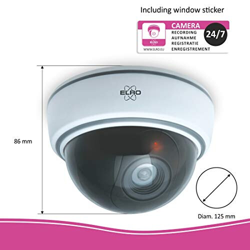 Dummy Dome Camera CDD15F - With flash light 2