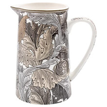 LP94979 Ceramic Jug | Acanthus design | 1 Pc, Brown