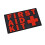 First Aid Kit IFAK PVC Patch (Black and Red) 1