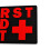 First Aid Kit IFAK PVC Patch (Black and Red) 3