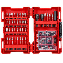 Milwauke 4932471588 Shockwave Drill & Screw Set 75 Pieces, red