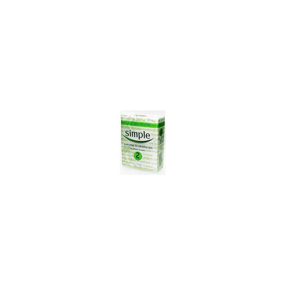 SOAP 2 PACK SIMPLE SOAP (101002) BOX = 6 PACKS - 2 PACK X 6