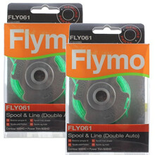 Genuine Contour 600HD Strimmer 2.0mm Double Auto Spool & Line (Pack of 2, FLY061)