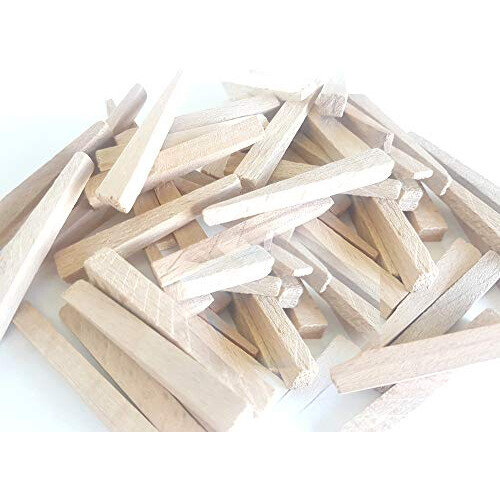 Beech Wood Tile Wedges - Pack of 50