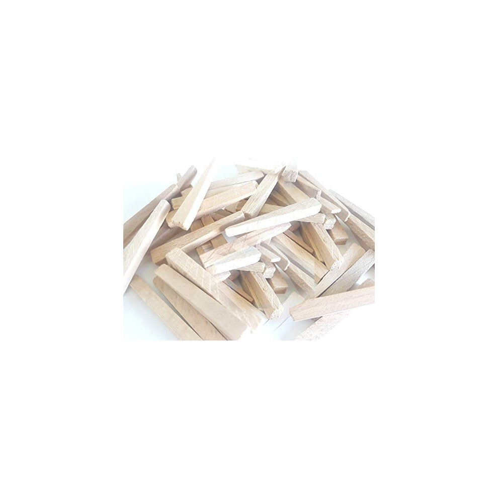 Beech Wood Tile Wedges - Pack Of 50 5060595430083