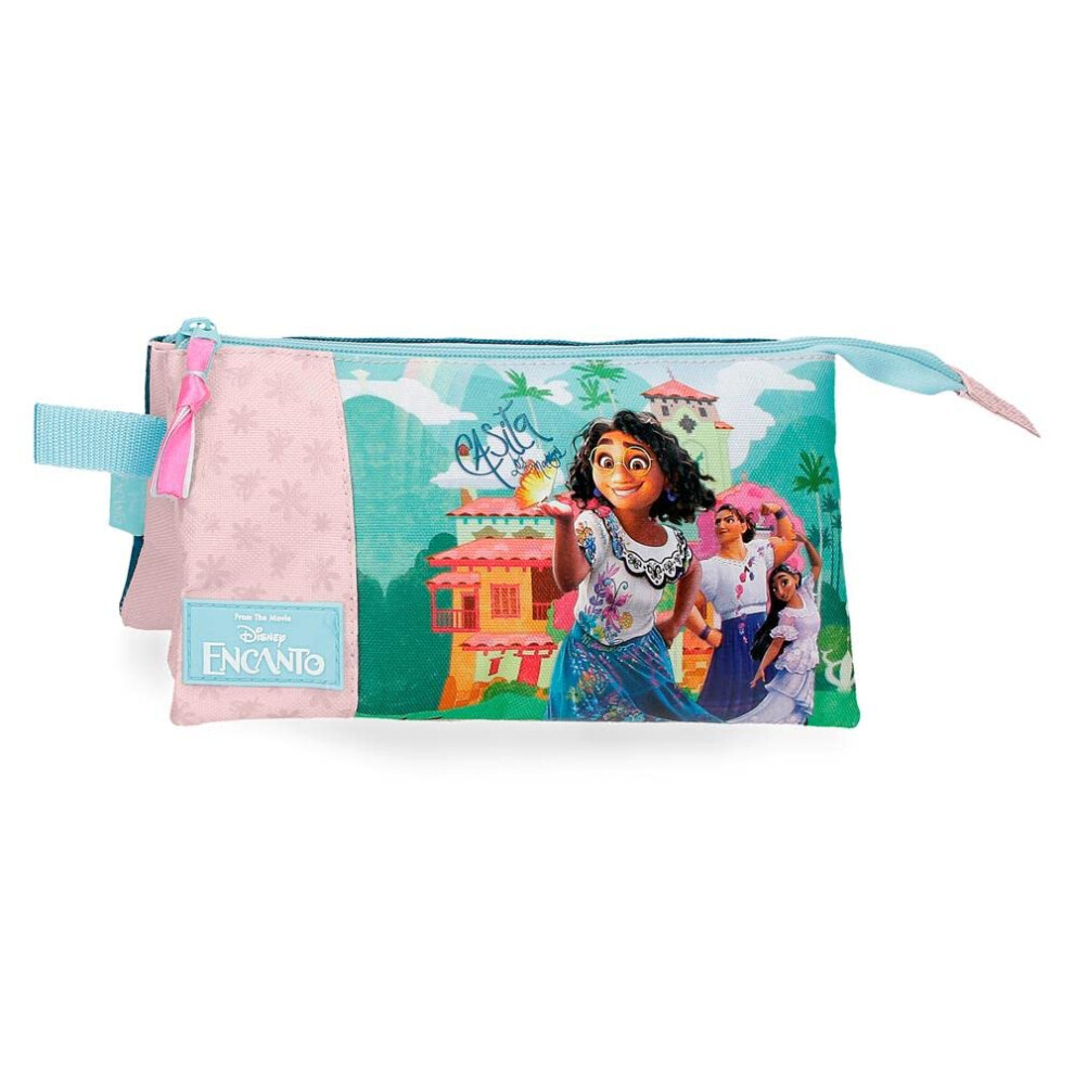 Charme Casita Los Madrigal Tri-Colour Pencil Case, 22 x 12 x 5 cm, Colourful, Case