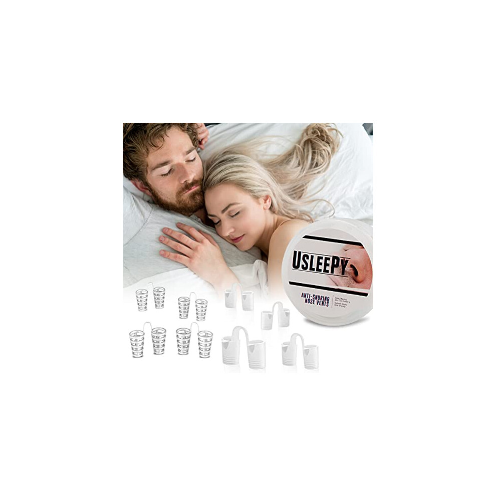 Wagisleep 8 Pack Anti Snoring Nose Vents, Snoring Solutions Snore Stopper Nasal Dilators To Ease Breathing, Snore Reducing Advanced Design Snore Nasal Dilators