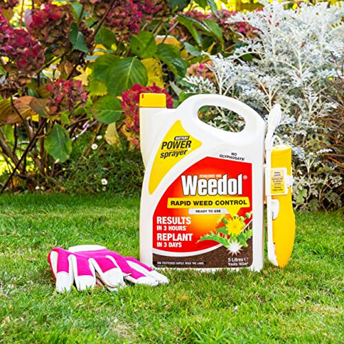 Weedol Rapid Weedkiller with Power Sprayer, Ready To Use, 5L 2