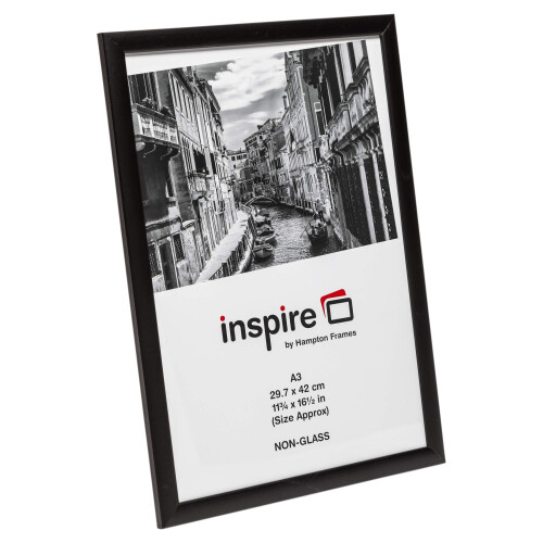 NOIR A3 Black Frame Plexi (Non-Glass) BLKWDA3BLK 1