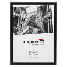 NOIR A3 Black Frame Plexi (Non-Glass) BLKWDA3BLK