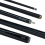 Powerglide Noir Snooker Cue Σύνθετο υαλοβάμβακα 2 τεμαχίων 57" 10mm Tip Καουτσούκ προφυλακτήρα 1