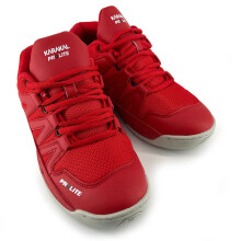(46) Karakal Prolite Men's Squash Shoes Lightweight Breathable Mesh Upper Red Sneakers