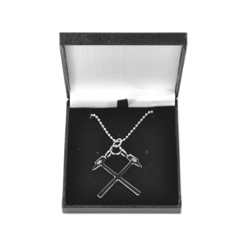 West Ham Stainless Steel Pendant and Chain